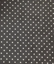 Wyoming Traders Polka Dot Silk Scarf, Regular, 34.5x34.5, Charcoal (Cc)