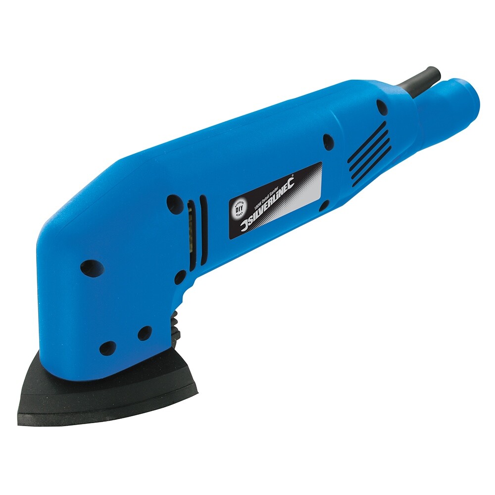 180w Detail Sander 90mm 261345 - 3 Year Warranty Silverline