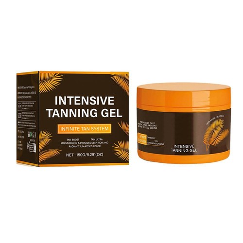 Intensive Tanning Gel Body Face Bronzer Sun Tan Booster Oil Effective Sunbed V 6 - Picture 12 of 12