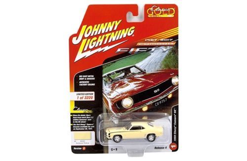 1969 CHEVROLET CAMARO SS YELLOW 50TH ANNIVERSARY 1/64 JOHNNY