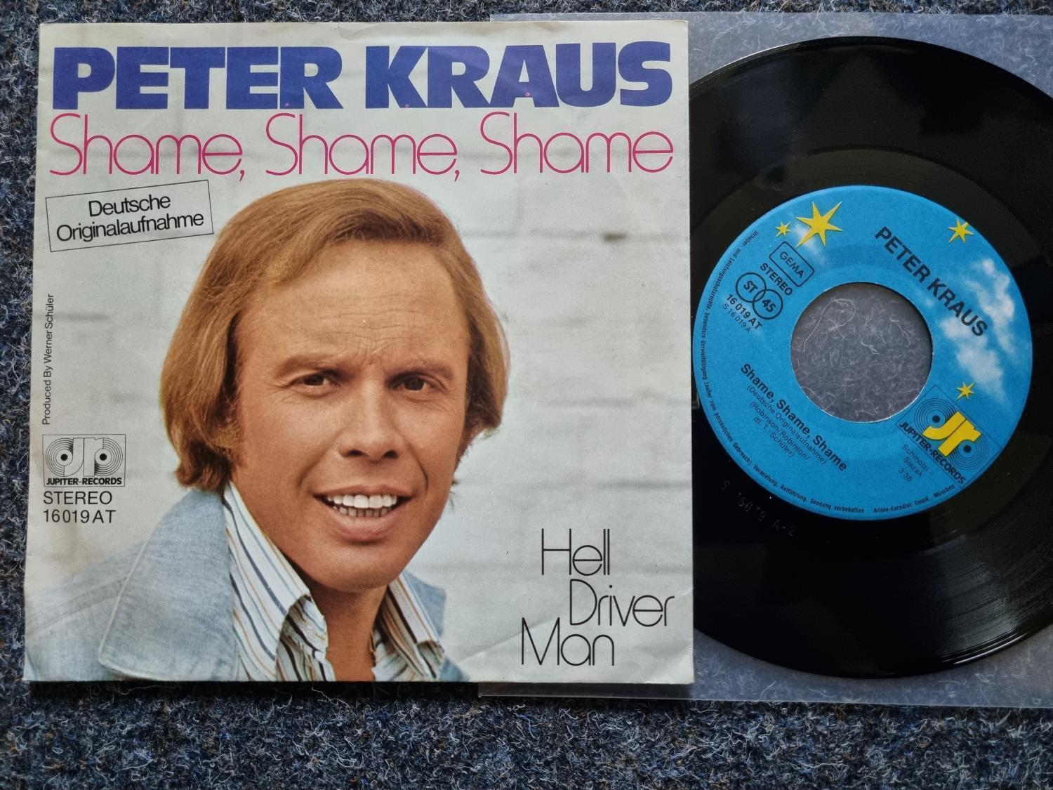7"" Single Vinyl Peter Kraus - Shame, Shame, Shame / CV Shirley & Company