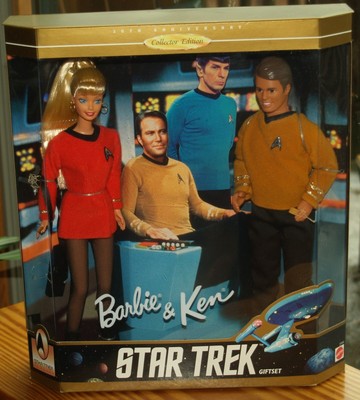 barbie and ken star trek 30th anniversary 1996