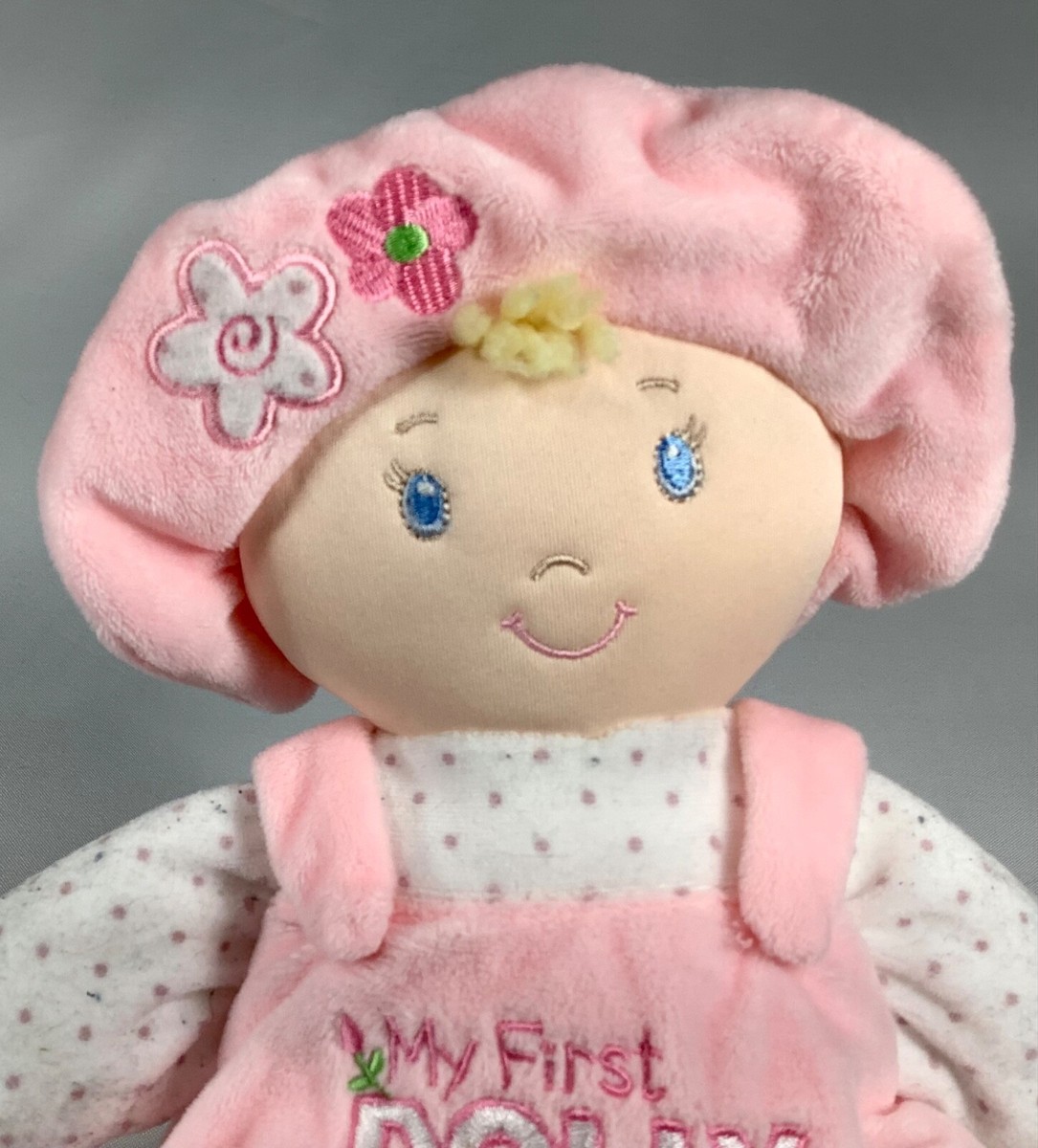 Baby GUND My First Dolly Pink Soft Plush Stuffed Doll 13