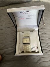 Anaii Pink Fashion Watch White And Silver Jewellery Ladies