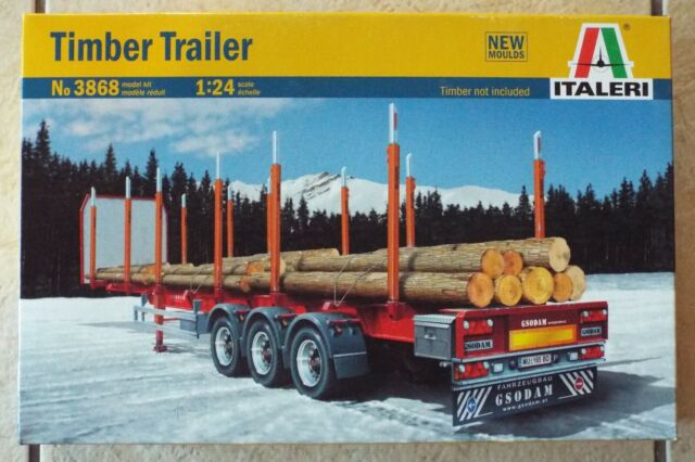 Timber Trailer Italeri 1 24 Plastic Model Kit 3868 for sale online