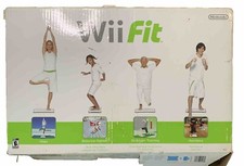 Nintendo Wii Fit Plus Balance Board  Wii Fit GAME WITH BOX - FREE FAST SHIPPING
