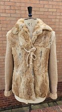 Betty Barclay Vintage Coat ~ Hybrid Shetland Wool Genuine Fur - Pre 1980's