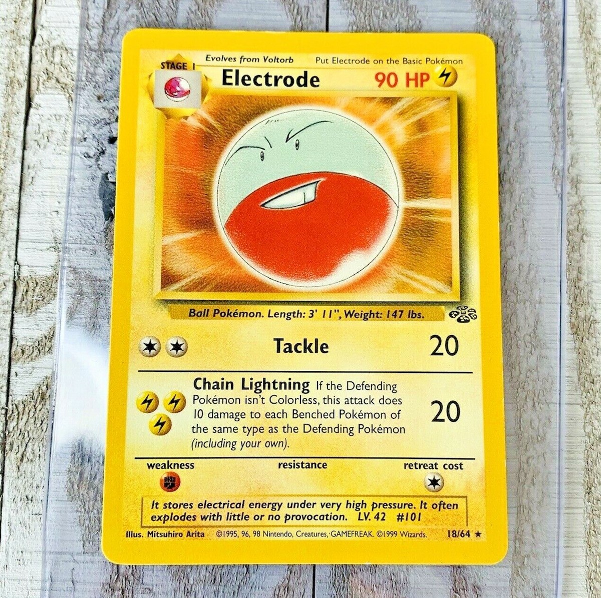 1995 electrode pokemon card value Amazon.com: Pokemon Team Rocket Uncommon Card #34/82 Dark Electrode : Toys  & Games