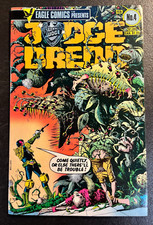 JUDGE DREDD 4 Brian Bolland Cover Pat Mills John Wagner Eclipse 1984 Volume 1