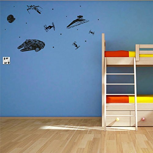 Epic Modz Star Wars Battle Wall Art & Light Side Dark Side Light Switch Decal