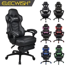ELECWISH Gaming Chair for Adults Ergonomic Racing Style High Back Computer Chair