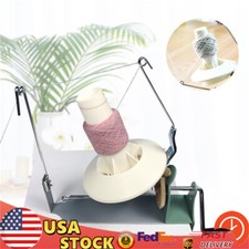 Hand Operated Large Yarn Ball Winder Jumbo Nylon Fiber/Wool/String Ball Winder