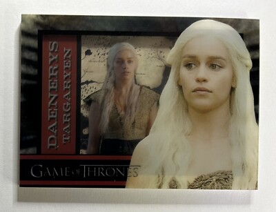 Game of Thrones Season 1 Shadow Box Emilia Clarke Daenerys Targaryan Insert GOT