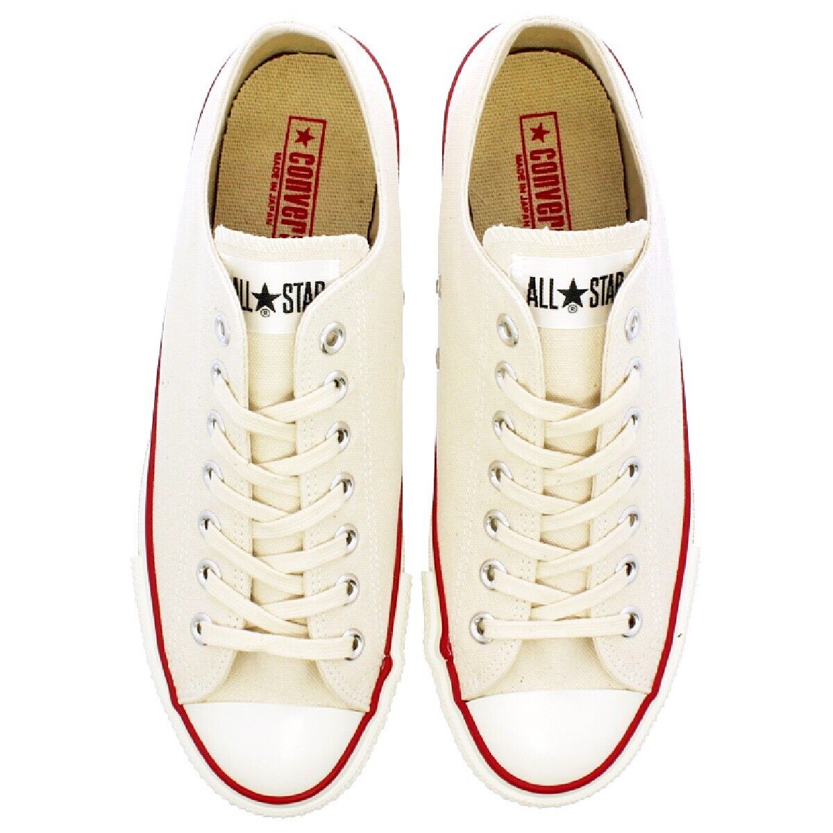 CONVERSE CANVAS ALL STAR J OX Made in JAPAN Sneakers Natural White