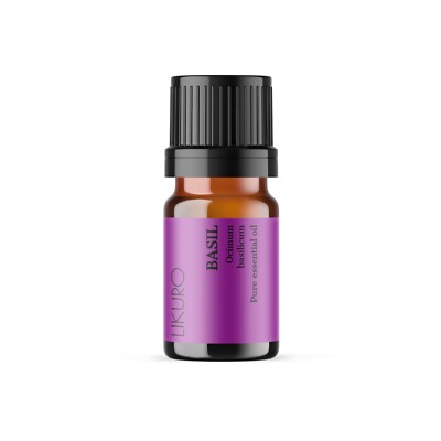 Basil essential oil pure natural aromtherapy 10 ml