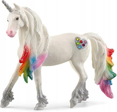 Schleich Bayala Regenbogen-Einhorn Hengst Figur 70725
