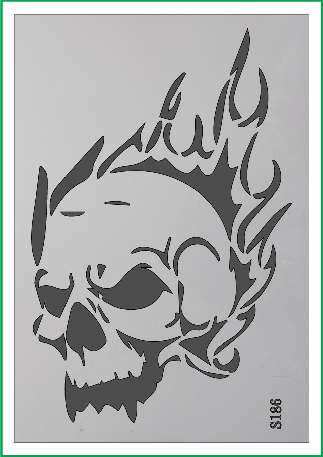 Sheet Metal Skull Vinyl Decal Fairmont Tongs & Sheet Metal -  Israel