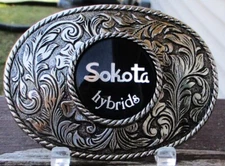 Sokota Hybrids Seeds Belt Buckle Limit Ed Sorghum Oat Wheat Peas Millot Alfalfa