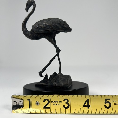 Vintage Primo Conti Signed Bronze Flamingo 467/500 Italian Bird Sculpture - Picture 18 of 24