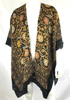 Marcus Adler Women's Open Front Poncho One Size Fits Most Cape Lightweight Shawl