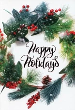 Happy Holidays - Christmas Greeting Card - 21382