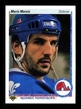 Mario Marois 1990-91 Upper Deck Hockey NHL #8a Quebec Nordiques