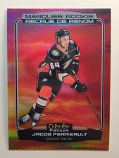 2022-23 OPC PLATINUM HOCKEY JACOB PERREAULT MARQUEE ROOKIE SUNSET #209 WJ
