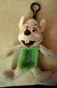Vintage Plush Chuck E. Cheese Clip On Key ring green net zip up container VGC | eBay