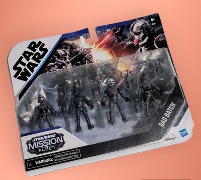 Star Wars Mission Fleet Clone Commando Clash 4PC Action Figure Set Kids Toys 4+ 