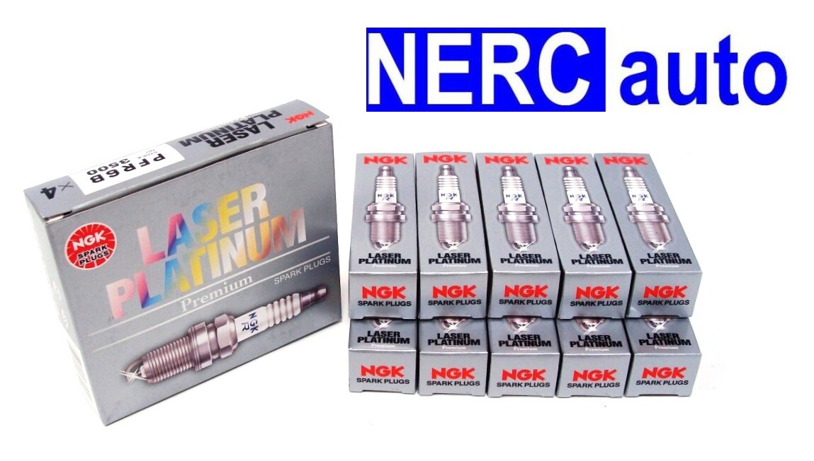 NGK LASER PLATINUM Platinum Spark Plugs PLZTR5A13 4998 Set of 10