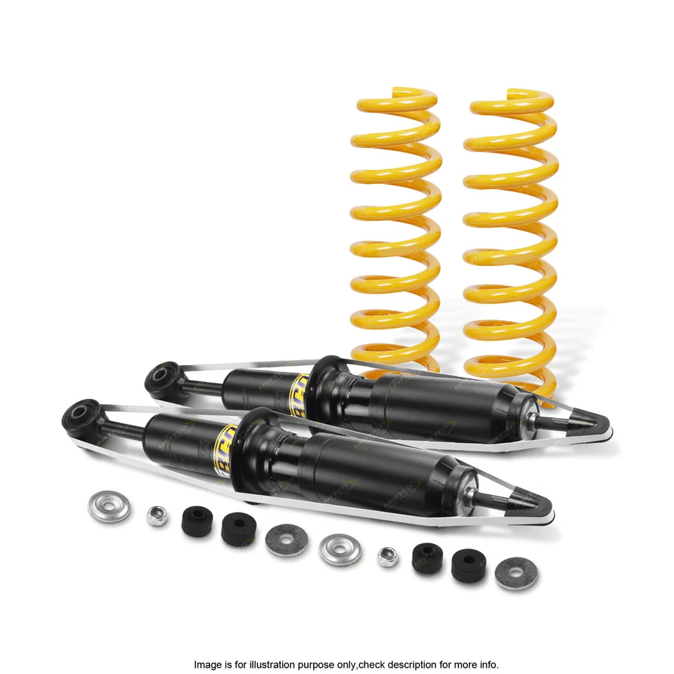 Front Shock Absorbers Raised King Springs for TOYOTA HILUX 4WD KUN26R GGN25R - image 2 of 2