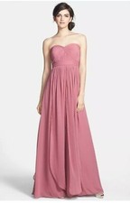 Jenny Yoo "Aidan" Convertible Chiffon Bridesmaids Gown, Primrose, Size 0