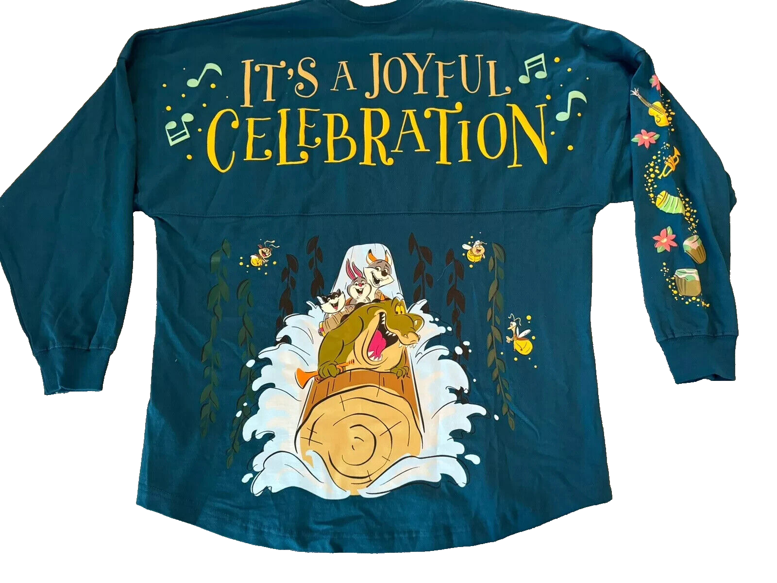 Disney Parks 2024 Tiana’s Bayou Adventure Glow In The Dark Spirit Jersey Sz XL