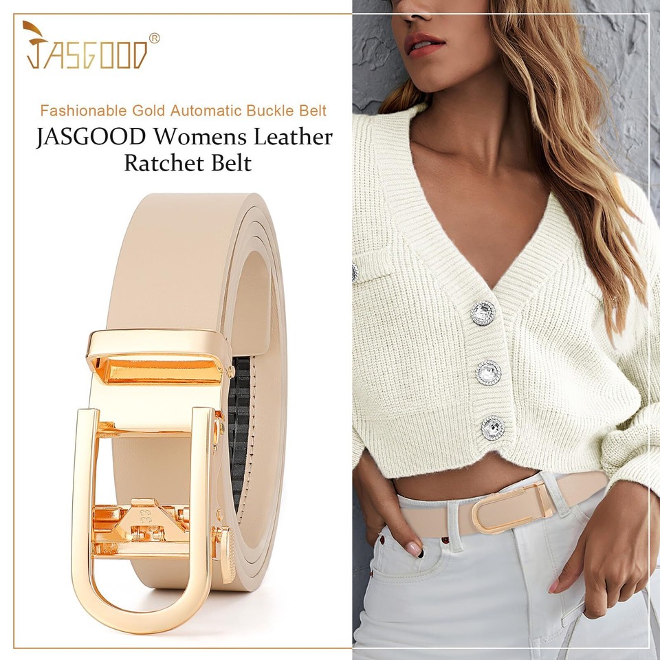 Ratchet Leather Belt for Women Ladies Ratchet Belt for Jeans Pants Dresses wi... eBay