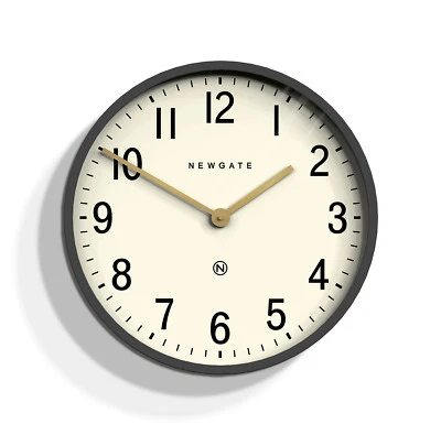 Newgate® - Mr Edwards Wall Clock Grey Contrast Gold Hands Modern Arabic Dial - Image 1 of 4