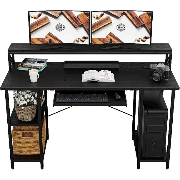 Computer Desks with Sliding Keyboard Shelf