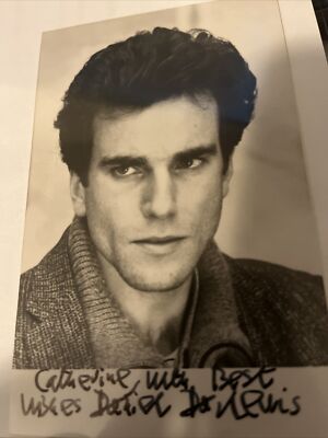 Daniel Day-Lewis サイン入り写真 COA付き Rare Early Full Name Daniel Day Lewis Signed / Autograph Auto