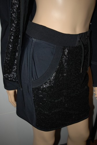 MARC CAIN Luxus schöner Set Kapuzenjacke - Rock Pailletten Front gr. 3 Rock 2 - Picture 10 of 24