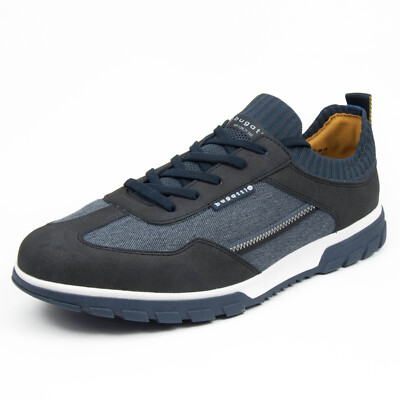 Bugatti Herrenschuhe Sneaker Slipper Dunkelblau/Blau 321-AFE60-5969-4140
