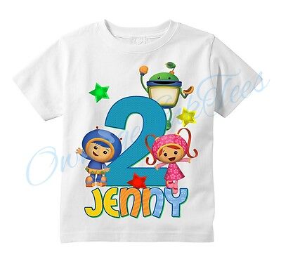 ADD NAME Team Umizoomi Car Custom t-shirt Personalize All sizes available