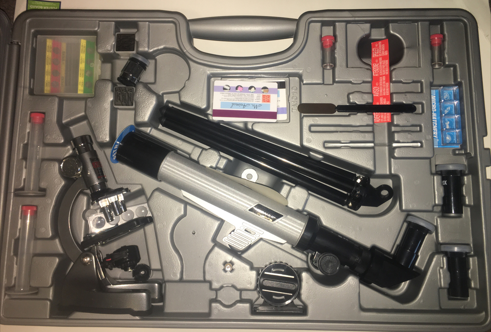 edu science telescope and microscope set