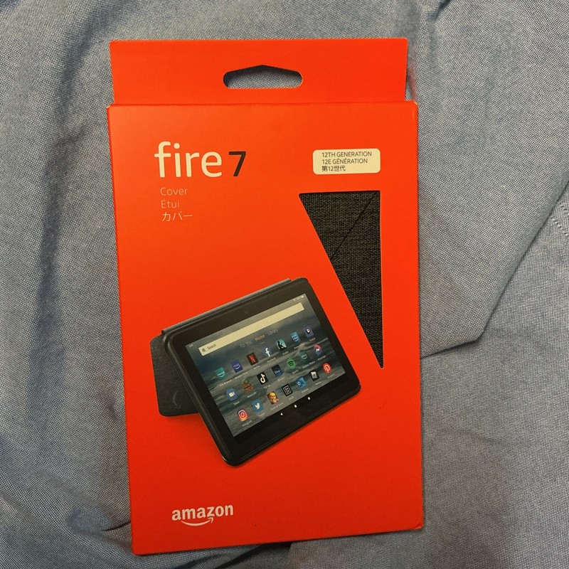 Genuine Amazon Fire 7 Tablet Fabric Protective Cover Case 12th Gen NEW!