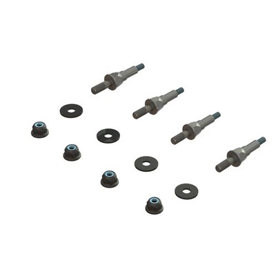 ARA330816 EXB V2 SHOCK STANDOFF (M4 - 4PCS)
