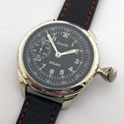 Rare Big Swiss Mechanical Mens Military Marriage Wristwatch ZENITH Pilots WW2