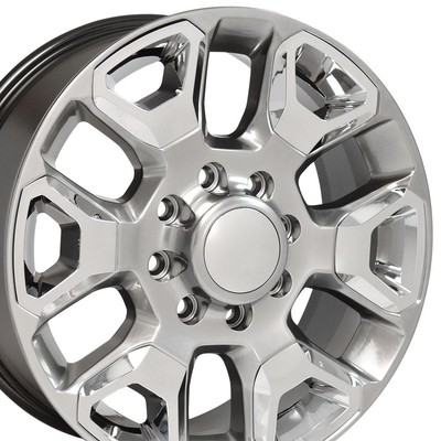 2562  Hyper & Chrome 20x8 inch 8x165 Wheel Fit Dodge RAM 2500