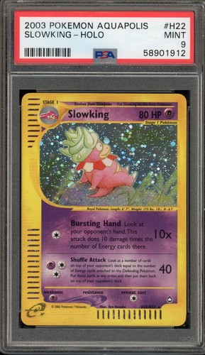 Slowking graded PSA 9 for sale on eBay