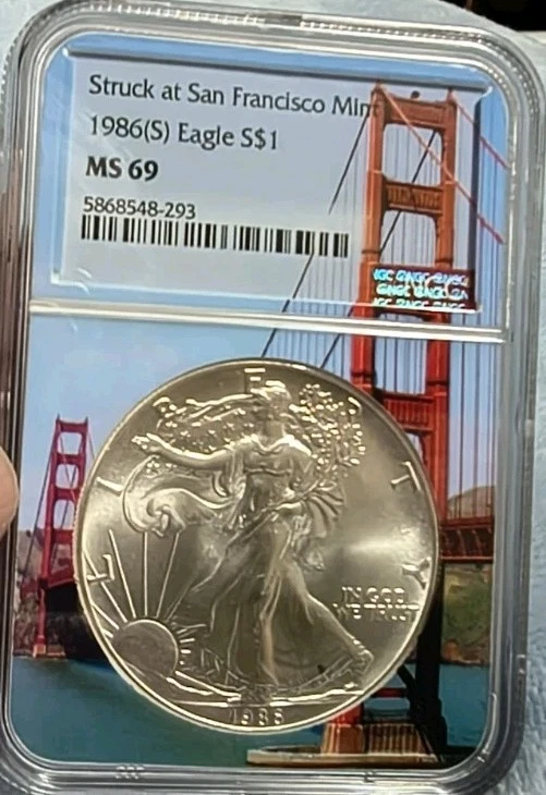 American Eagle MS 69 Graded Business NGC Certified Silver Bullion American Eagle MS 69 Graded Business NGC Certified Silver Bullion