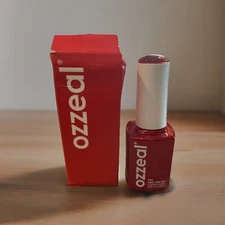 Ozzeal Blooming Gel, 15ML Clear Blooming Gel Nail Polish Glitter Red