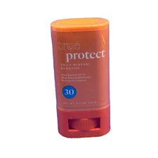 True Protect Science Daily Mineral SunStick Sunscreen SPF 30, 0.7 oz EXP 2/2026