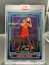2025 Panini One and One WNBA Brittney Griner #83 Platinum Blue 1/1 Atlanta Dream